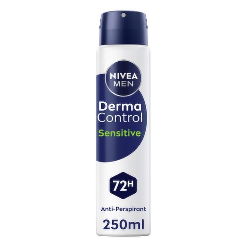 Nivea Men Derma Control Sensitive 72H Anti-Perspirant Spray (250 ml)