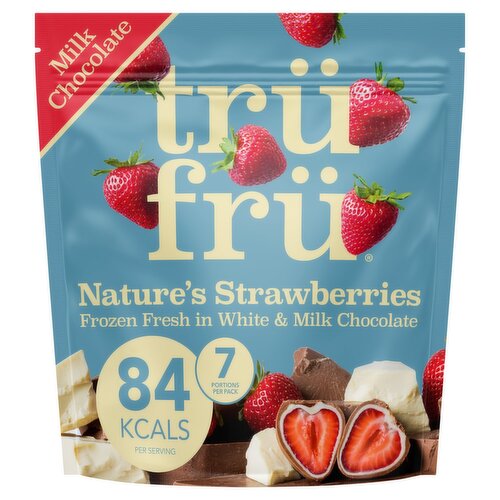 TruFru Strawberries in White & Milk Chocolate (200 g)