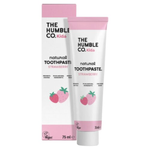 The Humble Co Kids Strawberry Natural Toothpaste (75 ml)