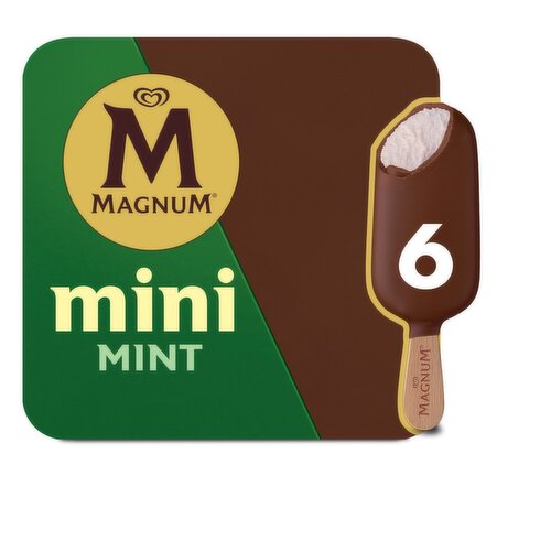 Magnum Mint Mini Ice Cream Stick 6 Pack (55 ml)