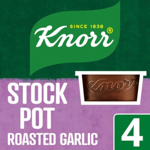 Knorr Roasted Garlic Stock Pot 4 Pack (104 g)