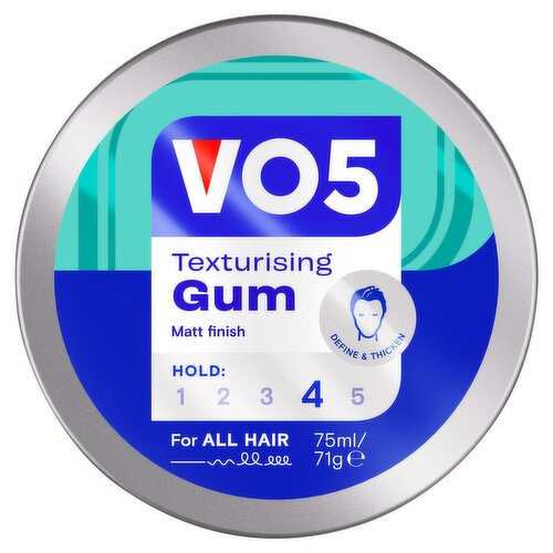 VO5 Extra Hold Texturising Gum (75 ml)