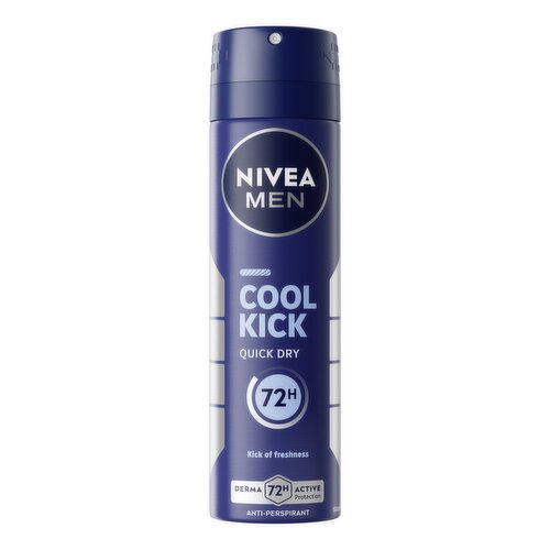 Nivea Men Cool Kick 72h Anti-Perspirant Spray (150 ml)