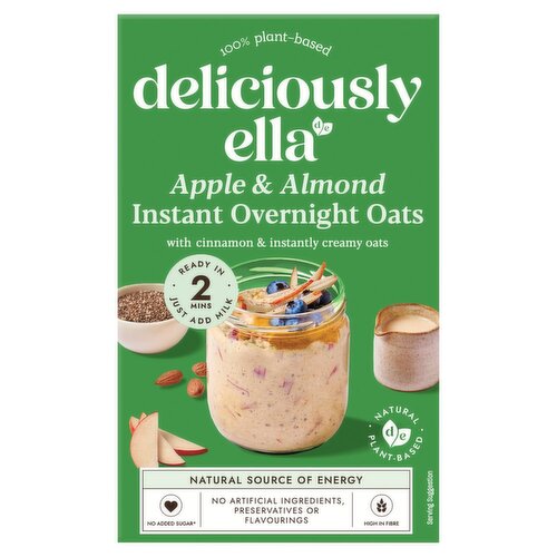 Deliciously Ella Apple & Almond Instant Overnight Oats (360 g)