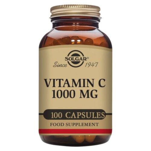Solgar Vitamin C 1000mg Capsules (100 Piece)