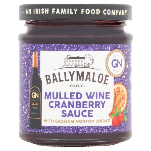 Ballymaloe Graham Norton Mulled Wine Cranberry Sauce (210 g)