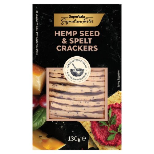SuperValu Signature Tastes Irish Hemp Seed & Spelt Crackers (130 g)