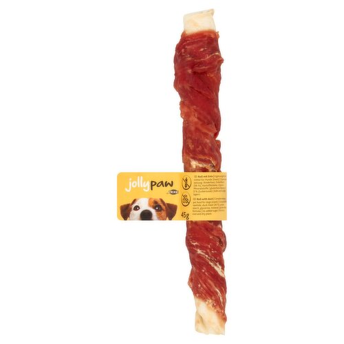 Jolly Paw Roll With Duck Dog Treat (45 g)