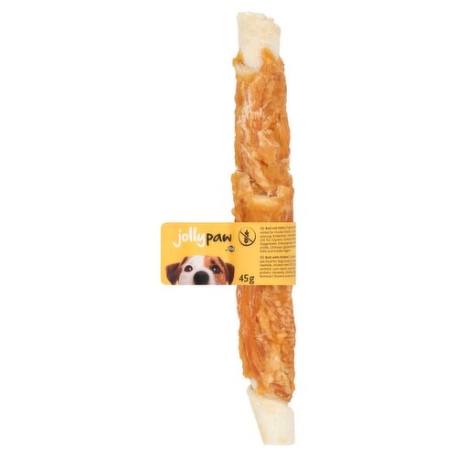 Jolly Paw Roll With Chicken Dog Treat (45 g)