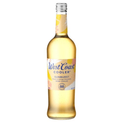West Coast Cooler Peach & Mango Sunburst (750 ml)