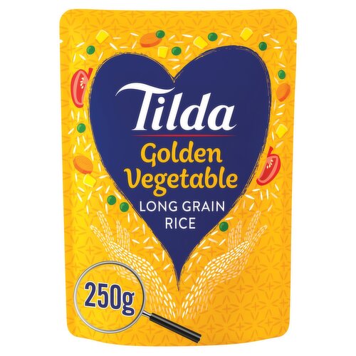 Tilda Microwave Golden Vegetable Rice (250 g)