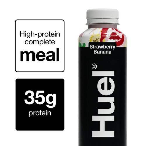 Huel Black Edition Strawberry & Banana Drink (500 ml)