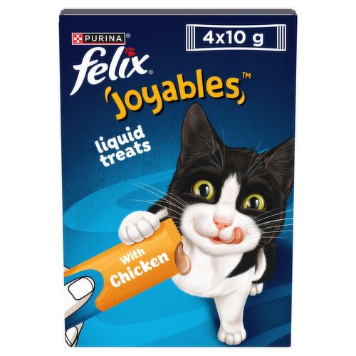 Felix Joyables Chicken Liquid Treats 4 Pack (10 g)