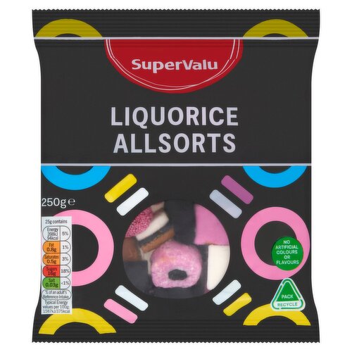 SuperValu Liquorice Allsorts (250 g)