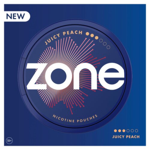 Zone Juicy Peach Nicotine Pouches 10mg (1 Piece)
