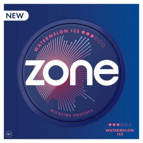 Zone Watermelon Ice Nicotine Pouches 10mg (1 Piece)