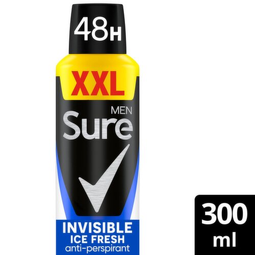Sure Men Invisible Ice Fresh 48H Antiperspirant XXL (300 ml)