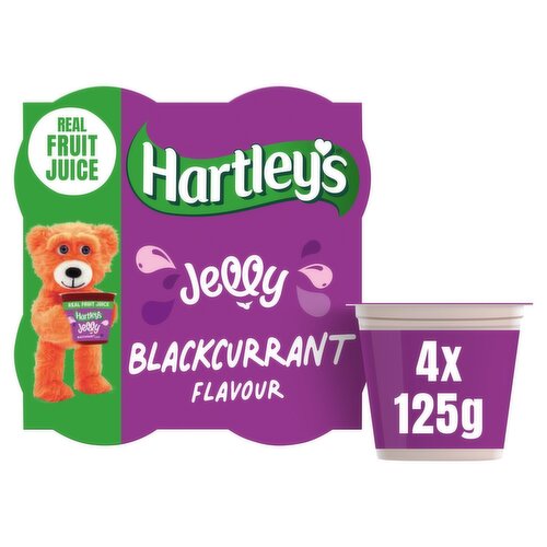 Hartley''s Blackcurrant Jelly Pots 4 Pack (125 g)
