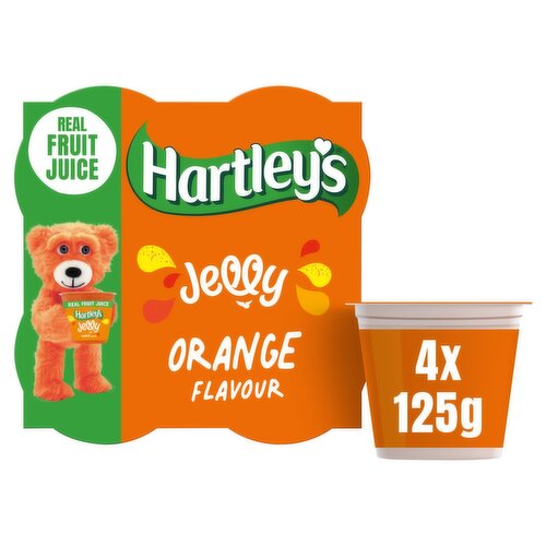 Hartley''s Orange Jelly Pots 4 Pack (125 g)