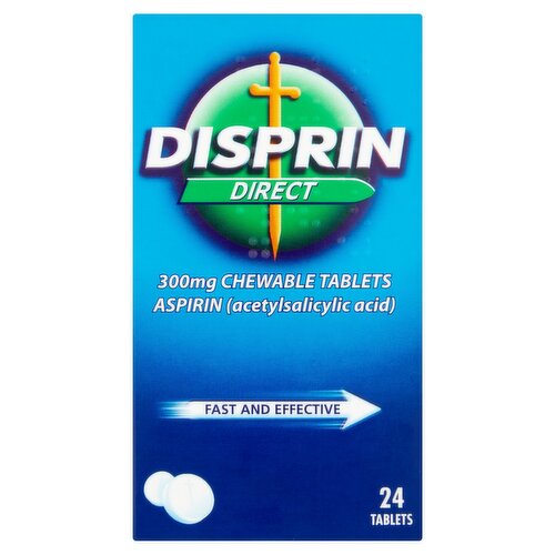 Disprin Direct Chewable Tablets 300mg (24 Piece)
