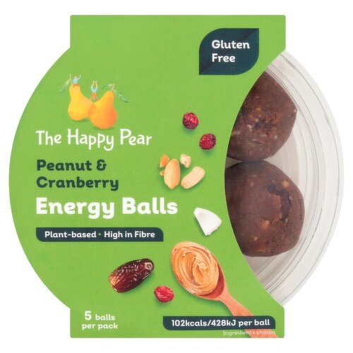 The Happy Pear Peanut & Cranberry Energy Balls (125 g)