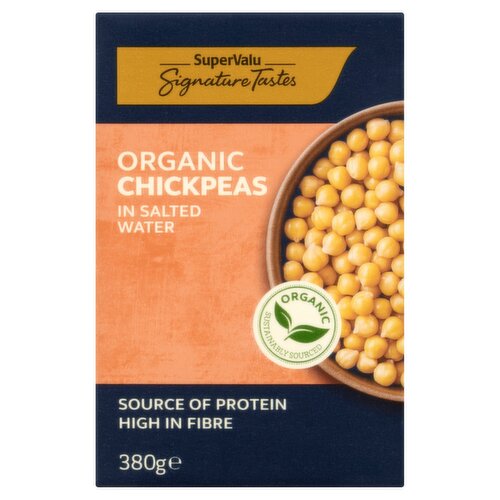 Supervalu Signature Tastes Organic Chickpeas (380 g)