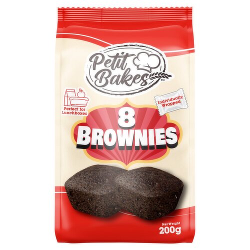 Petit Bakes Brownies 8 Pack (28 g)
