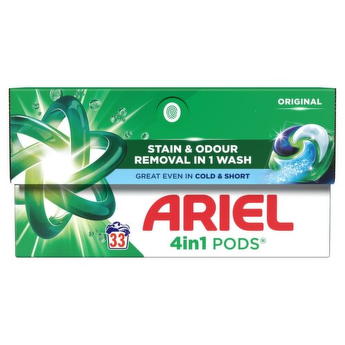 Ariel Original 4In1 Laundry Pods 33 Wash (797 g)