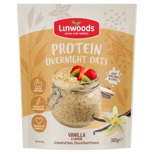 Linwoods Vanilla Protein Overnight Oats (300 g)