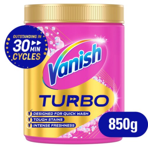 Vanish Turbo Pink Powder Stain Remover (850 g)