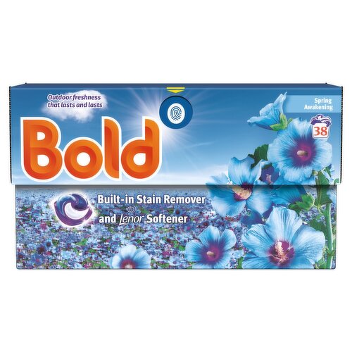 Bold Spring Awakening Laundry Pods 38 Washes (988 g)