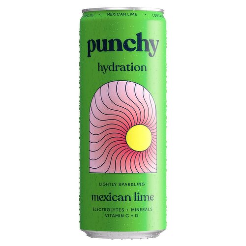 Punchy Mexican Lime Hydration Sparkling Drink Can (330 ml)