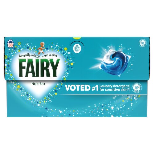 Fairy Non Bio Laundry Pods 38 Washes (1.024 kg)