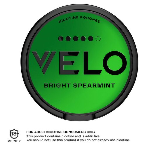 Velo Bright Spearmint 14mg Nicotine Pouches (1 Piece)