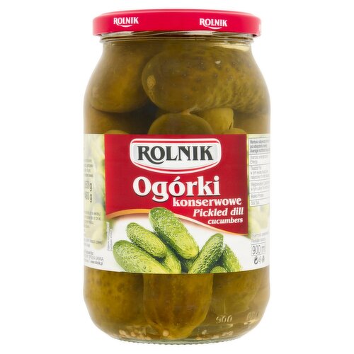 Rolnik Dill Pickled Cucumbers (900 ml)