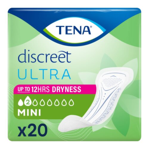 Tena Discreet Ultra Mini Incontinence Pads (20 Piece)
