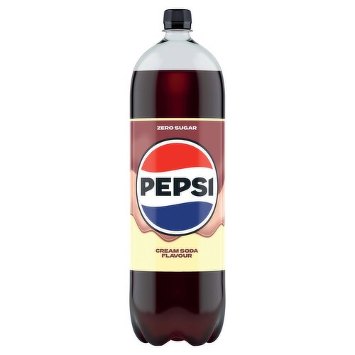 Pepsi Cream Soda Zero Sugar Bottle (2 L)