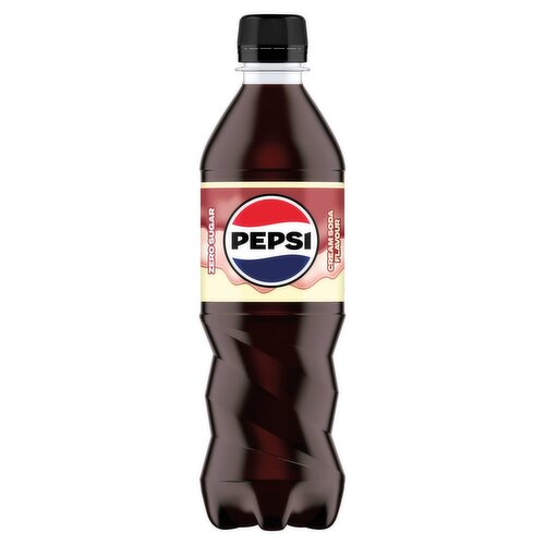 Pepsi Cream Soda Zero Sugar Bottle (500 ml)