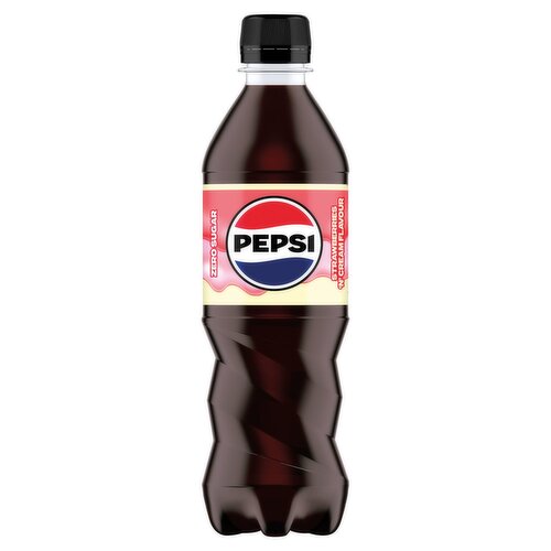 Pepsi Strawberries ''N'' Cream Zero Sugar Bottle (500 ml)