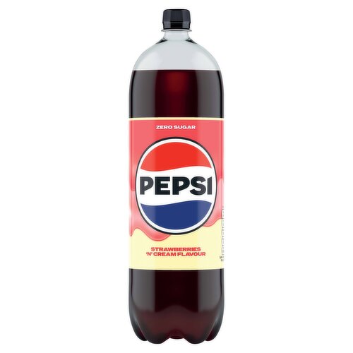 Pepsi Strawberries 'N' Cream Zero Sugar Bottle (2 L)