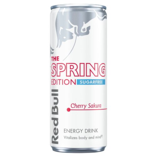 Red Bull Cherry Sakura The Spring Edition Sugar Free Energy Drink (250 ml)