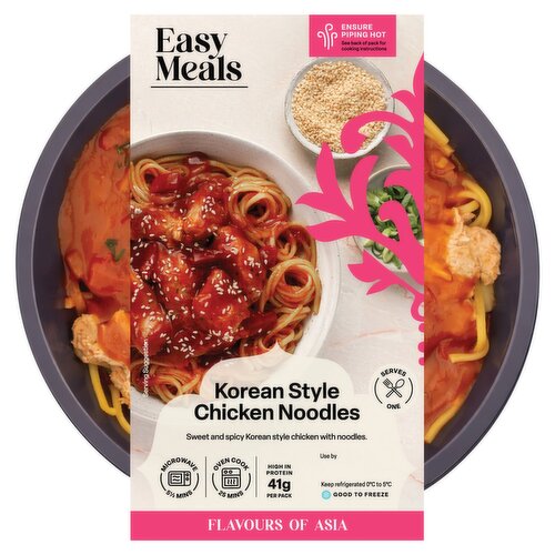 Easy Meals Sweet & Spicy Korean Style Noodle Bowl (450 g)
