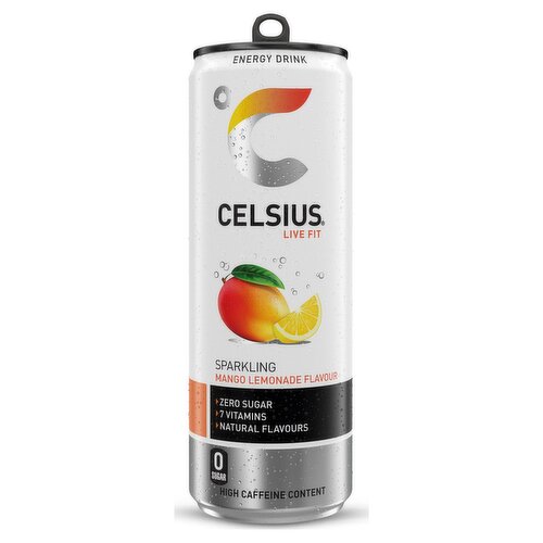 Celsius Mango Lemonade Energy Drink Can (355 ml)