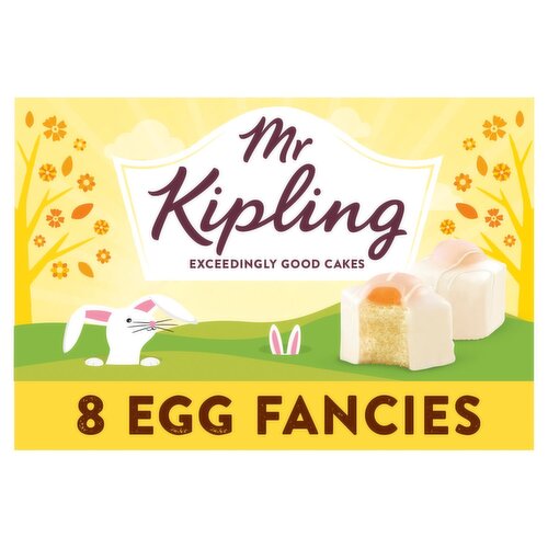 Mr Kipling Vanilla Egg Fancies 8 Pack (223 g)