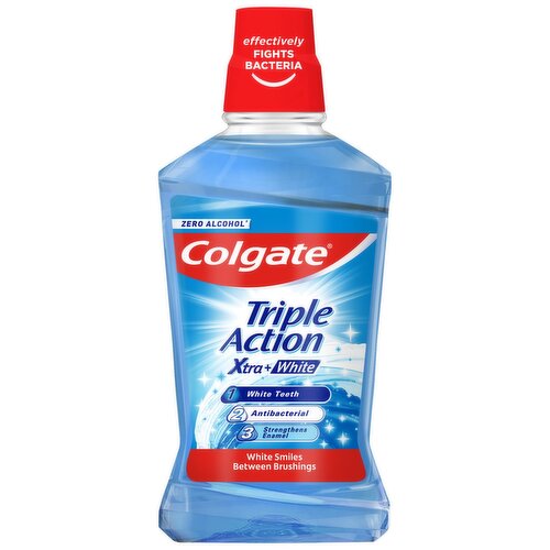 Colgate Triple Action Xtra White Mouthwash Alcohol Free (500 ml)