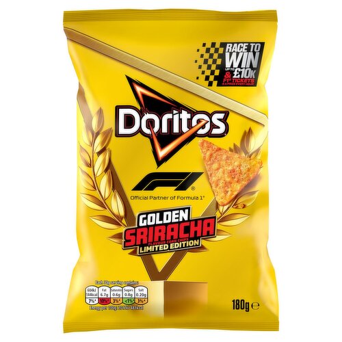 Doritos Golden Sriracha Tortilla Chips (180 g)
