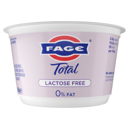 Fage Total Lactose Free 0% Fat Yoghurt (450 g)