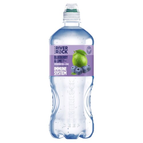 Deep River Rock Blueberry & Lime Immune System Still Water Bottle (750 ml)
