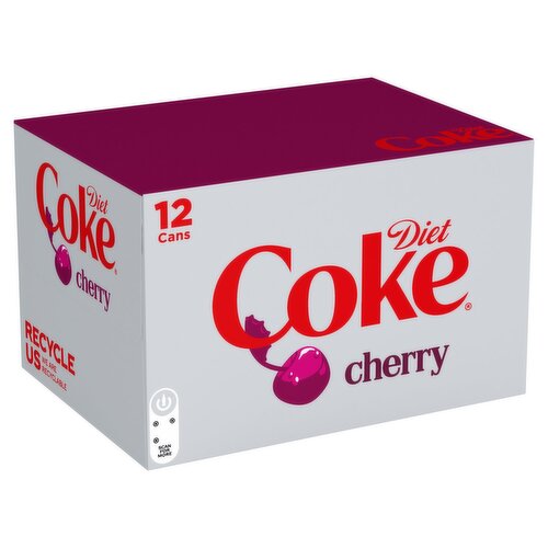 Diet Coke Cherry Can 12 Pack (330 ml)
