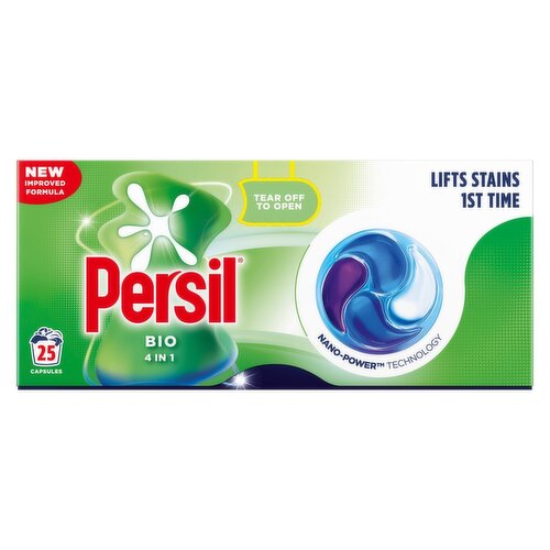 Persil Bio 4 in 1 Laundry Detergent Capsules 25 Wash (25 Piece)